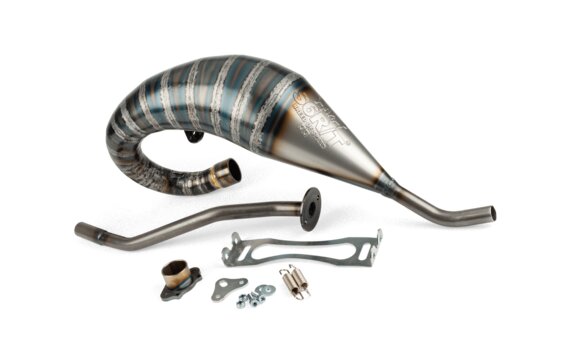 Auspuff ohne ESD Derbi Stage6 R/T 70 - 80 high-mount