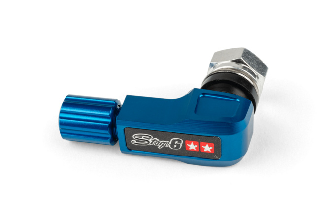Valve de pneu coudé 90° Stage6 Bleu