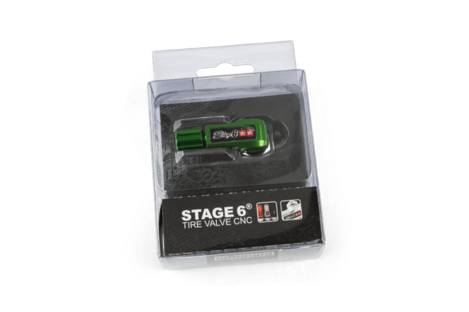 Valve de pneu coudé 90° Stage6 Vert