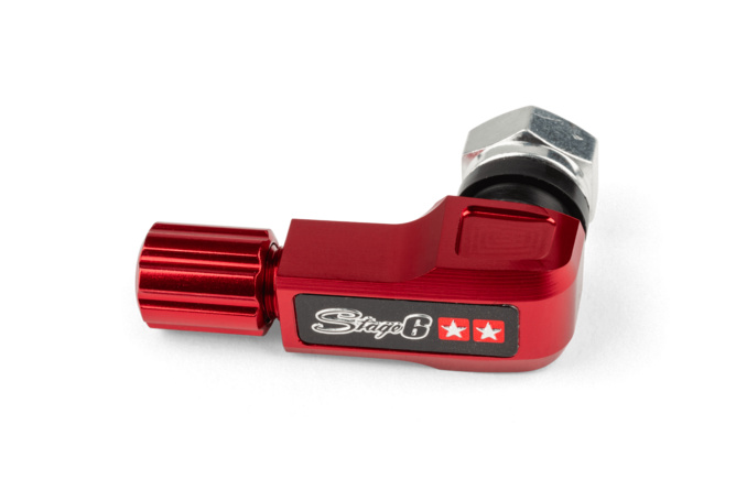 Tire Valve 90° Stage6 red