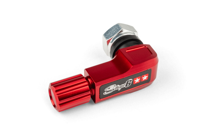 Tire Valve 90° Stage6 red
