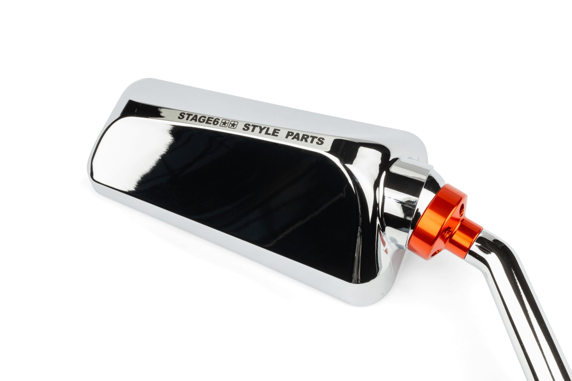 Set: 2 Spiegel 120 mm, Gewinde M8, Spiegelarm Edelstahl - Simson