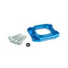 Grundplatte Ansaugstutzen Stage6 360° d.40mm AM6 / Derbi blau