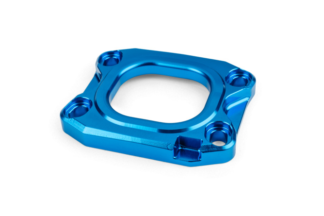 Ansaugstutzen Stage6 360° AM6 / Derbi blau für PWK 30 - 34mm