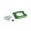 Grundplatte Ansaugstutzen Stage6 360° d.40mm AM6 / Derbi grün