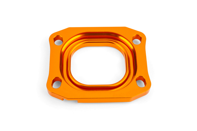 Ansaugstutzen Stage6 360° AM6 / Derbi orange für PWK 30 - 34mm