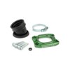Ansaugstutzen Stage6 360° AM6 / Derbi grün für PWK 30 - 34mm
