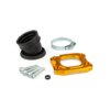 Ansaugstutzen Stage6 360° AM6 / Derbi gelb für PWK 30 - 34mm