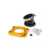 Ansaugstutzen Stage6 360° AM6 / Derbi gelb für PWK 30 - 34mm