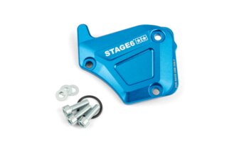 Ölpumpendeckel Derbi Stage6 Alu blau