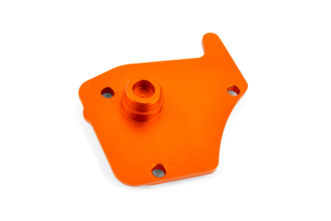 Ölpumpendeckel Derbi Stage6 Alu orange