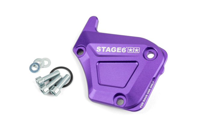 Ölpumpendeckel Derbi Stage6 Alu lila