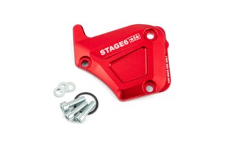 Ölpumpendeckel Derbi Stage6 Alu rot