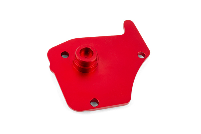 Ölpumpendeckel Derbi Stage6 Alu rot