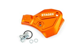 Ölpumpendeckel AM6 Stage6 Alu orange