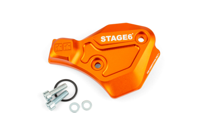 Ölpumpendeckel AM6 Stage6 Alu orange