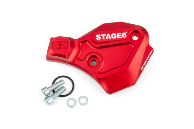 Ölpumpendeckel AM6 Stage6 Alu rot