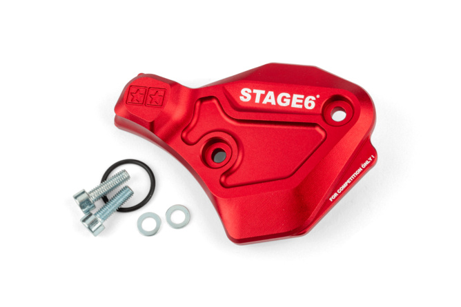 Ölpumpendeckel AM6 Stage6 Alu rot