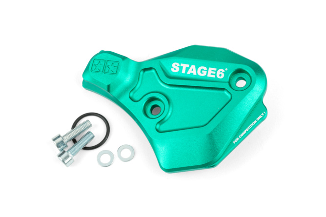Coperchio pompa olio AM6 Stage6 Alu turchese