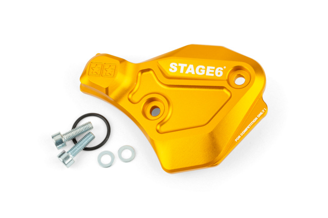 Coperchio pompa olio AM6 Stage6 Alu giallo