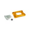 Grundplatte Ansaugstutzen Stage6 360° AM6 / Derbi gold