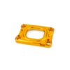 Grundplatte Ansaugstutzen Stage6 360° AM6 / Derbi gold