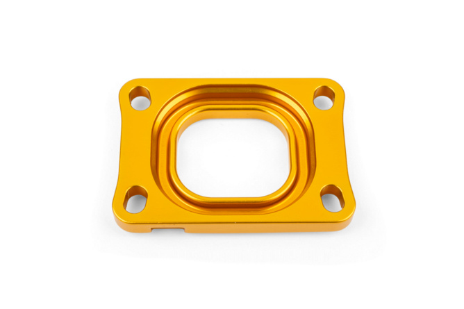 Grundplatte Ansaugstutzen Stage6 360° AM6 / Derbi gold