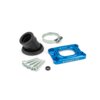 Collettore aspirazione Stage6 360° AM6 / Derbi blu per Dellorto / CP