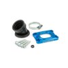 Ansaugstutzen Stage6 360° AM6 / Derbi blau für PWK 19 - 28mm