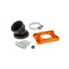 Ansaugstutzen Stage6 360° AM6 / Derbi orange für PWK 19 - 28mm