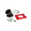 Intake Manifold Stage6 360° AM6 / Derbi red for PWK 19 - 28mm