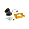 Intake Manifold Stage6 360° AM6 / Derbi yellow for PWK 19 - 28mm