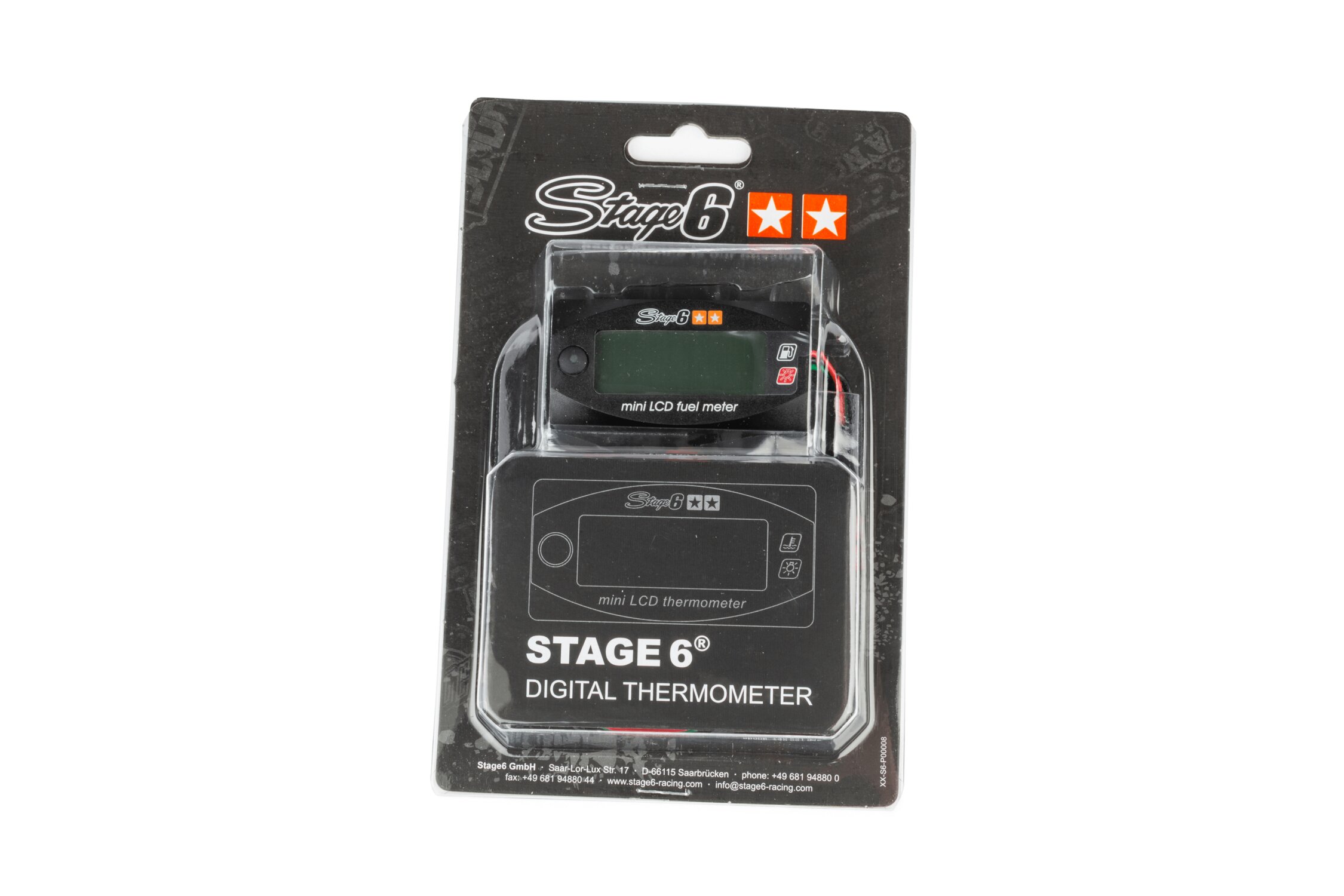 Stage6 Fuel Gauge MK2 black | MAXISCOOT