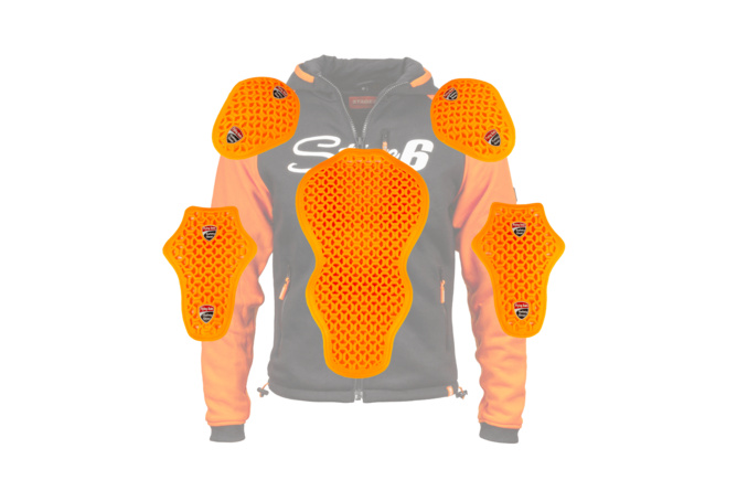 Innenprotektoren für Motorrad Hoodie Stage6