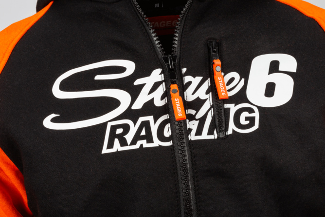 Motorrad Hoodie Stage6 Orange