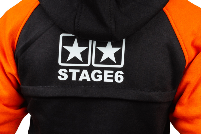 Motorrad Hoodie Stage6 Orange