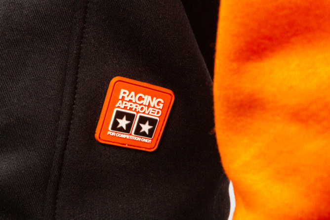 Motorrad Hoodie Stage6 Orange