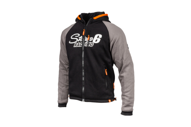 Motorrad Hoodie Stage6 Grau