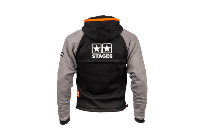 Motorrad Hoodie Stage6 Grau