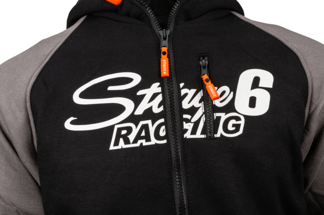 Motorrad Hoodie Stage6 Grau