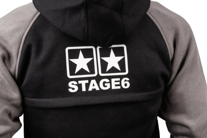Motorrad Hoodie Stage6 Grau