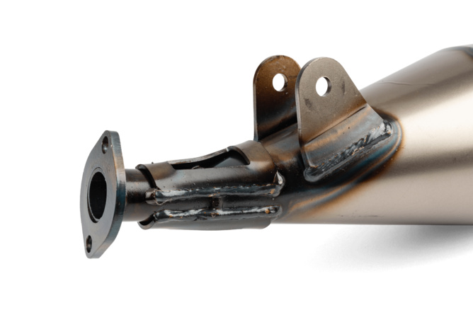 Auspuff Stage6 StreetRace MBK 51 Rot / Schwarz