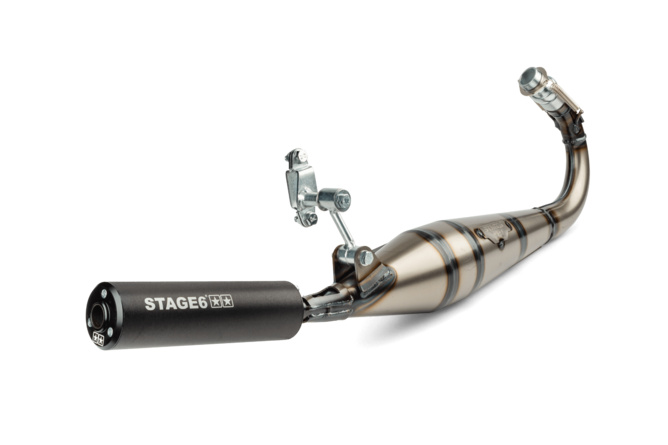 Auspuff Stage6 StreetRace MBK 51 Schwarz