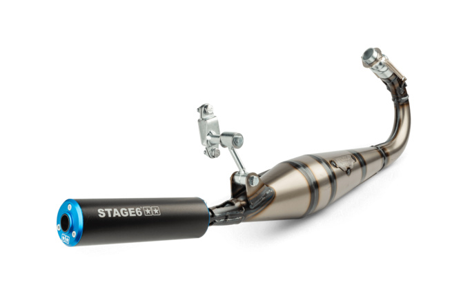 Auspuff Stage6 StreetRace MBK 51 Blau / Schwarz