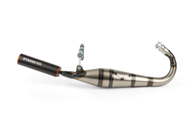 Auspuff Stage6 StreetRace MBK 51 Orange / Schwarz
