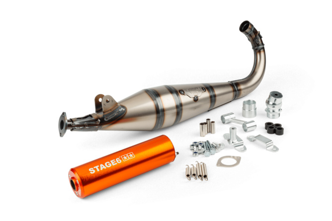 Auspuff Stage6 StreetRace MBK 51 Orange