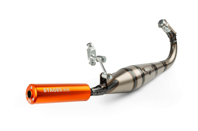 Auspuff Stage6 StreetRace MBK 51 Orange