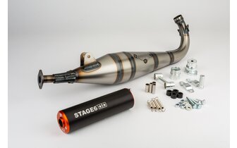 Exhaust Stage6 StreetRace Peugeot 103 SP Orange / Black