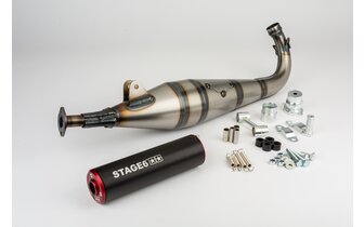 Exhaust Stage6 StreetRace Peugeot 103 SP Red / Black