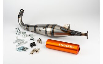 Exhaust Stage6 StreetRace Peugeot 103 SPX Orange